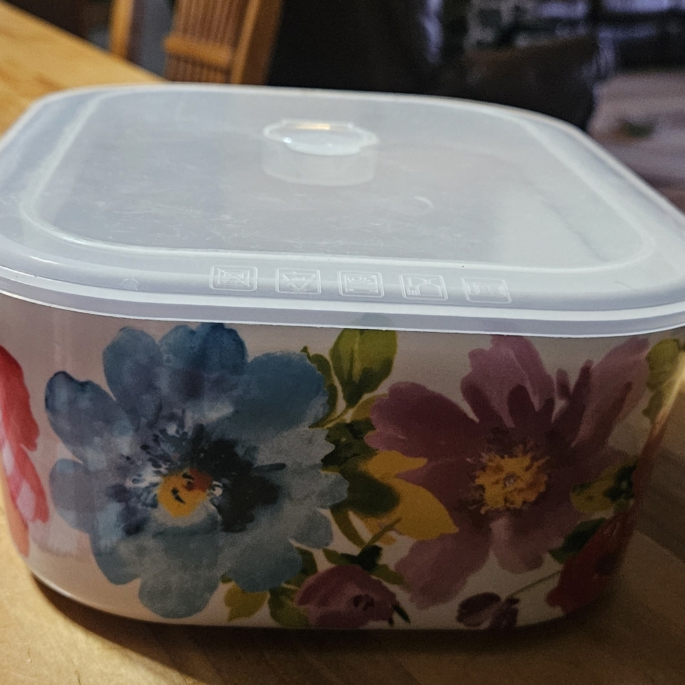 The Pioneer Woman Floral Nested Bakeware Set in Yellow, Blue, Pink, Green - Picture 6 of 13